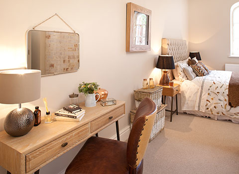 Interior Photographer image of a bedroom