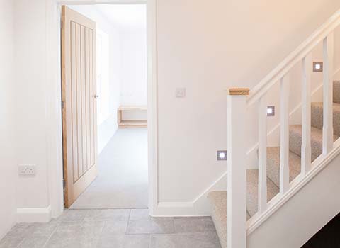 Property Interior - shot of hallway and stairs